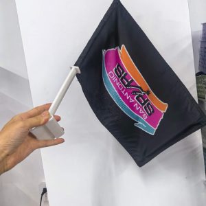 spurs car flag