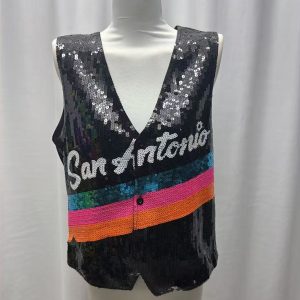 spurs clothes vest