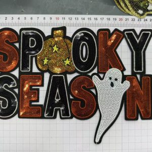 fall halloween big Patches