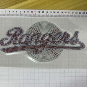 Texas Rangers rhistone (5pcs)