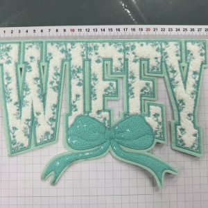 Wifey big patches(iron on clothes and bags)