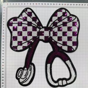 nurse pink bow big patches(iron on clothes and bags)