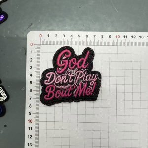 God don't play about me small patches