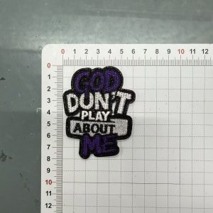 God don't play about me small patches