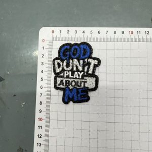 God don't play about me small patches