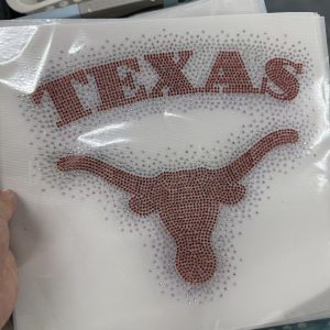Texas Longhorns rhistone (5pcs)