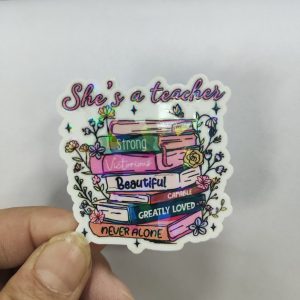 teacher small acrylic 5pcs