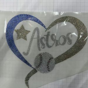 Houston Astros rhistone (5pcs)