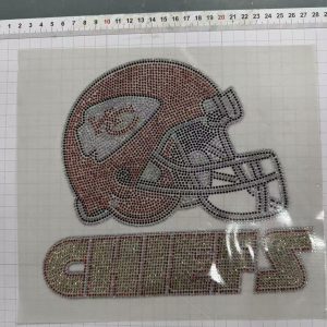 chiefs rhistone (5pcs)