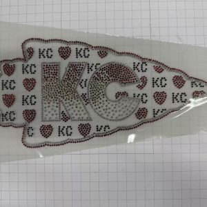 chiefs rhistone (5pcs)
