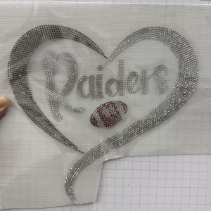 Raiders rhistone 5pcs
