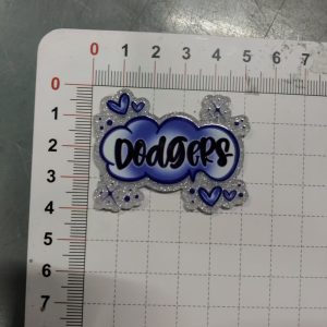LA dodgers small  acrylic 5pcs