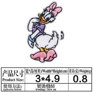 Daisy duck-small -patches 01