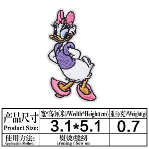 Daisy duck-small -patches 09