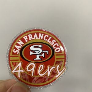 49ers small acrylic 5pcs