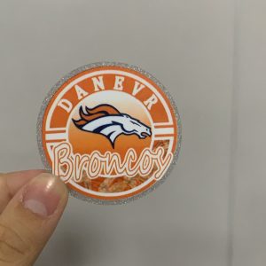 Broncos small acrylic 5pcs