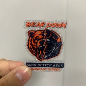 Chicago Bears small acrylic 5pcs