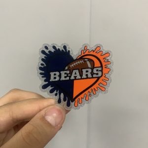 Chicago Bears small acrylic 5pcs