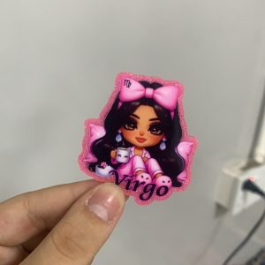 zodiac small acrylic 5pcs