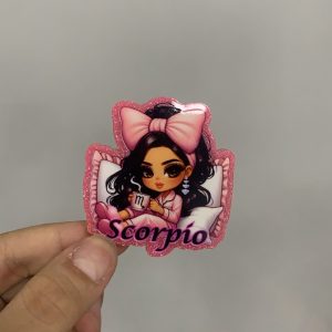 zodiac small acrylic 5pcs