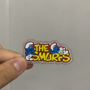 smurfs small acrylic 5pcs