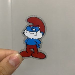 smurfs small acrylic 5pcs