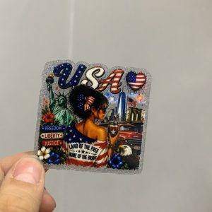 usa small acrylic 5pcs