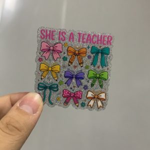 teacher small acrylic 5pcs