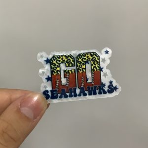 seahawks small acrylic 5pcs
