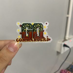 commanders small acrylic 5pcs