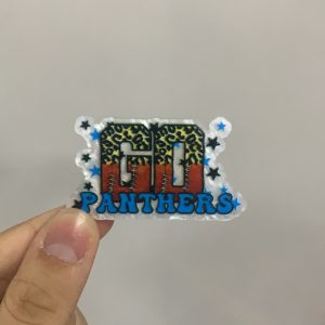 panthers small acrylic 5pcs