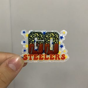 steelers small acrylic 5pcs