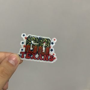 texans small acrylic 5pcs