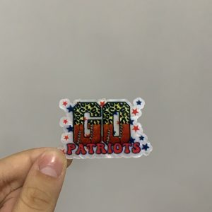 patriots small acrylic 5pcs
