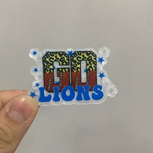 Detroit Lions small acrylic 5pcs