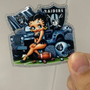 raiders small acrylic 5pcs