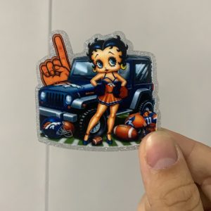 Broncos small acrylic 5pcs