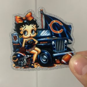Chicago Bears small acrylic 5pcs