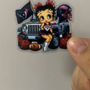 texans small acrylic 5pcs