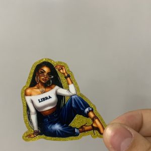 zodiac small acrylic 5pcs