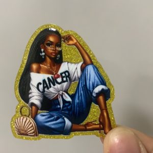 zodiac small acrylic 5pcs