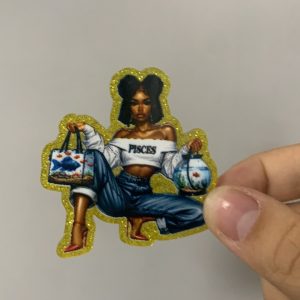 zodiac small acrylic 5pcs