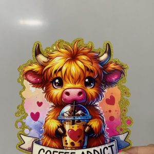 cattle small acrylic 5pcs
