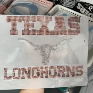 Texas Longhorns rhistone(5pcs)