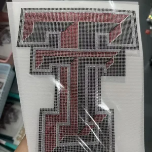 Red raiders rhiston (5pcs)