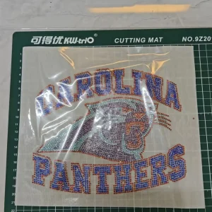Panthers rhistone(5pcs)